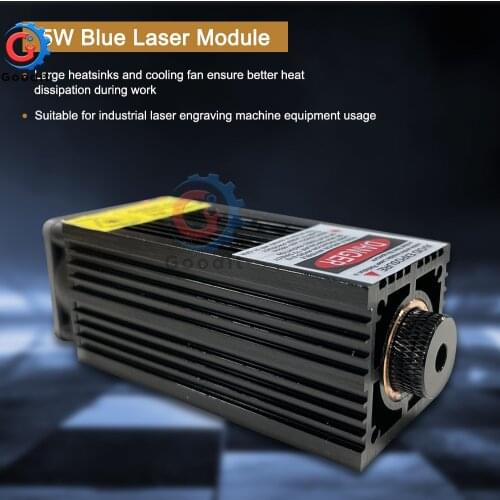 5W Blu-ray 445nm with power supply with cooling fan US regulations
