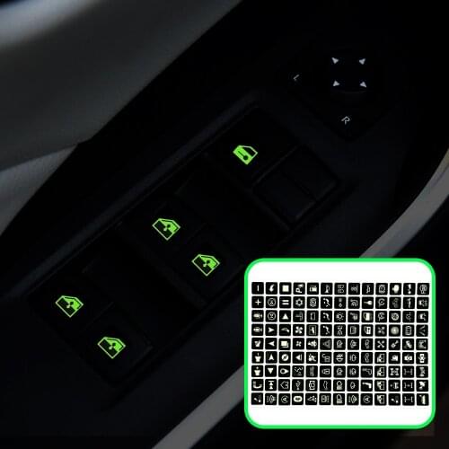 Car Luminous Multi-function Control Button Repair Sticker for Opel Astra j Insignia Astra g Corsa Zafira b Mokka Vivaro Meriva