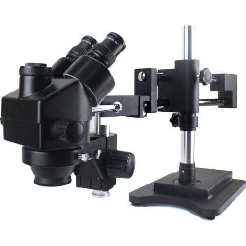 38MP Camera Microscope Simul Focal trinocular Stereo Microscope 3.5X 7X 45X 90X Double Boom Stand Zoom For Industrial PCB Repair