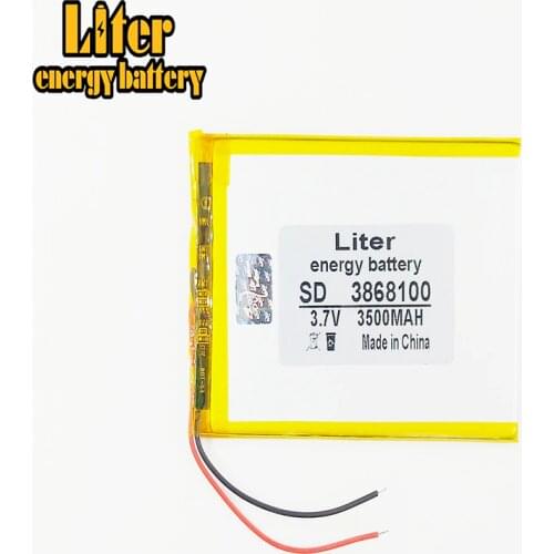 3868100 3.7V 3500mah 3568100 Tablet computer general battery. VX610W Lithium polymer Battery