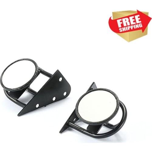 Radio control RC Car DJ Stainless steel mirror movable metal rearview mirror for 1:10 AXIAL TRX4 option upgrade parts