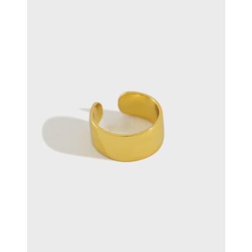 SHANICE SHANICE 925 Sterling Silver Geometric Wide Ear Cuff Clip On Earrings For Women Fashion Girl Without Piercing Earings diy