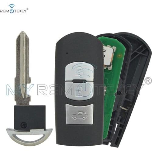 Remtekey 3 button 434Mhz New model SKE13E-01 Smart key for Mazda 3 6 2014 2015 2016 2017