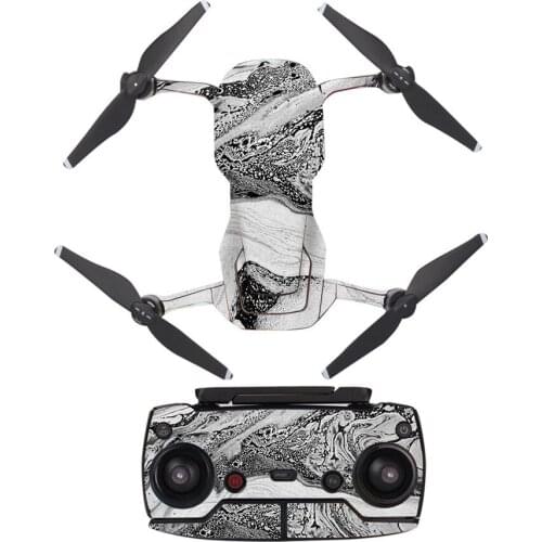 Marble Texture Style Decal Skin Sticker For DJI Mavic Air Drone + Remote Controller + 3 Batteries Protection Film Cover A0200