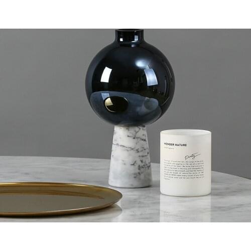 Light Luxury Vase Home Decor Ins Style Creative Nordic Home Floral Glass Vase Decoration