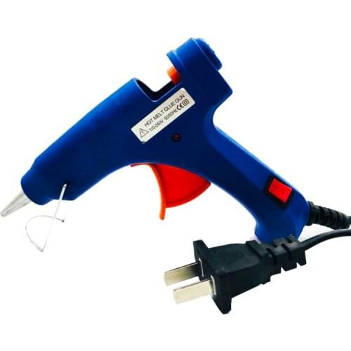 Hot Melt Glue Gun EU Plug 20W 100-240V Heating High Temperature Melting Glue Gun Kit Electric Tool for DIY Small Craft Projects