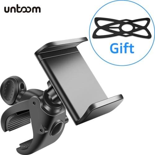 Universal Bicycle Phone Holder Motorcycle Bike Cell Phone Holder Handlebar Stand Mount for iPhone 12 Xiaomi Samsung GPS Bracket