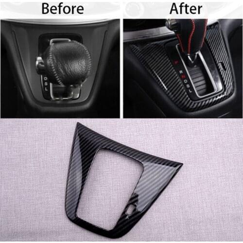 CITALL Inner Gear Shift Panel Decoration Trim Cover Fit for Honda CRV CR-V 2012 2013 2014 2015 2016 LHD Carbon Fiber Style