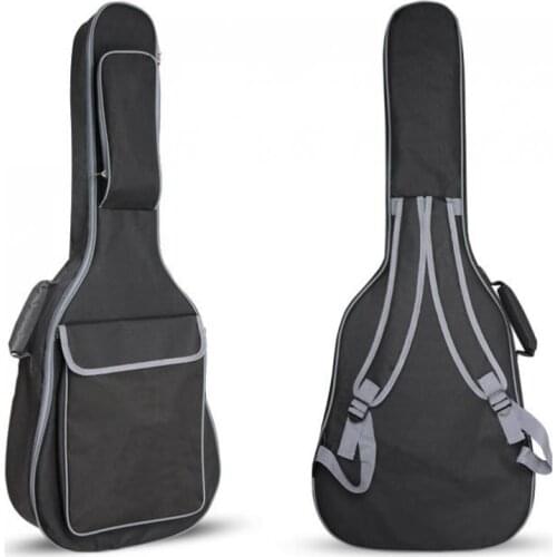 36Inch Waterproof Oxford Fabric Guitar Case Gig Bag Double Straps Padded 10mm Cotton Soft Backpack