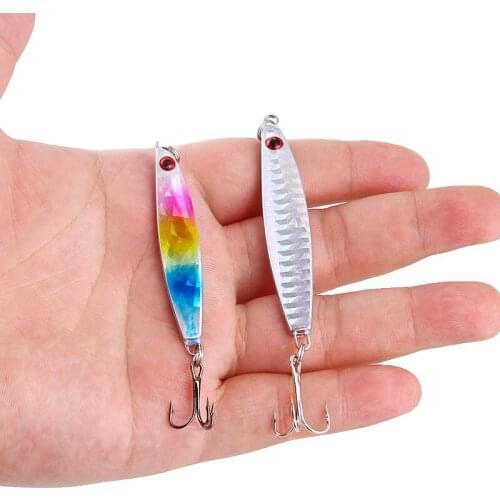 1PCS Iron Plate Bait 14.3g/21.6g Artificial Lure Sequin Hard Bait Swing BaitRotating DivingBait Fishing Gear