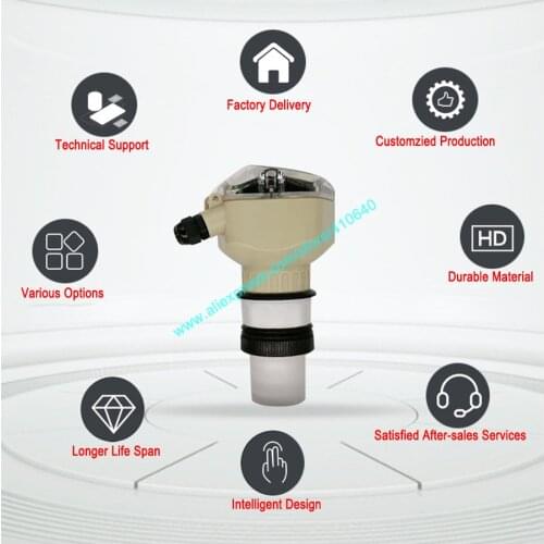 10 M Range DC 24v Sec-Type Ultrasonic Water Level Meter For Petrochemical Water Conservancy And Hydrology Municipal Engineering
