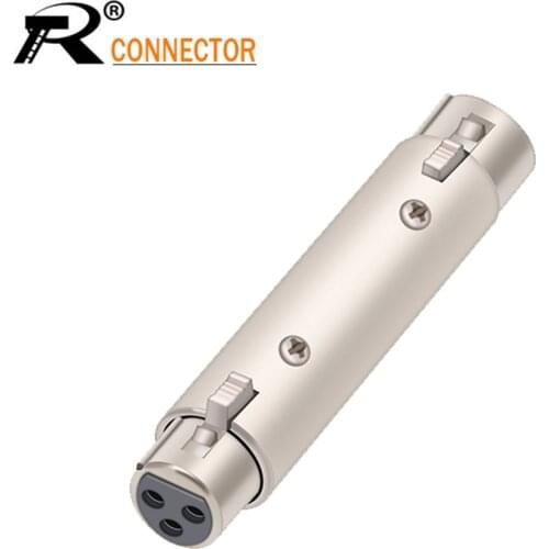 10pcs/lot 3Pin XLR Male to XLR Male SIM Card and Adapters Audio MIC Power Microphone For Plug Connector Adapter