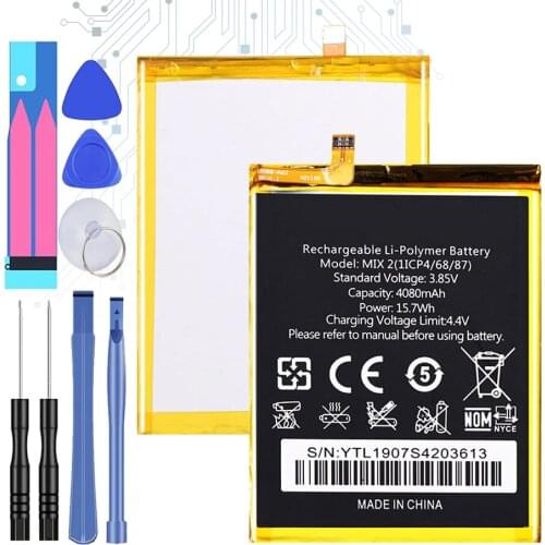 4080mAh Mobile Phone Battery For Oukitel MIX 2