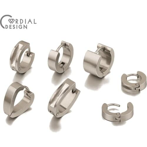Cordial Design Jewelry Accessories/DIY Earrings Hooks/Stainless Steel/Earring Settings/Hand Made/Jewelry Findings & Components