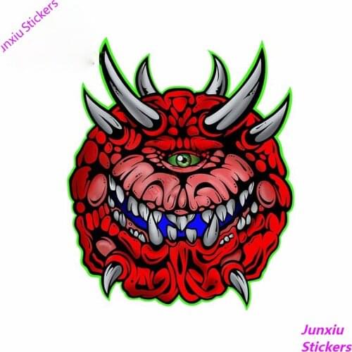 Cacodemon Car Stickers Occlusion Scratch Decal Car Accessories Vinyl Material Decoration