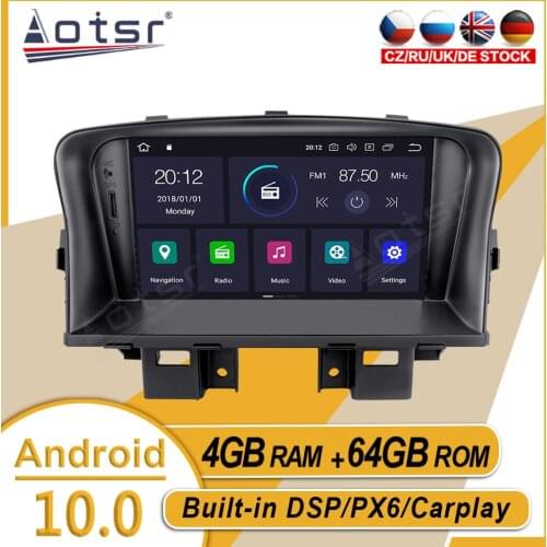 64G For Chevrolet Cruze 2009 2010 2011 2012 Car Stereo Multimedia Player Android Navi Radio Carplay PX6 Head Unit