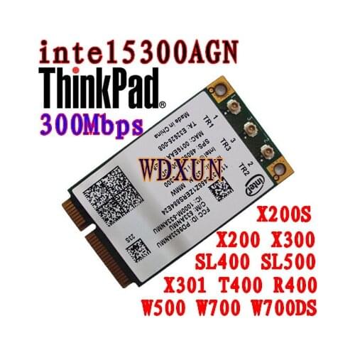 Wireless card For Intel 5300 AGN Wireless Wifi 802.11a/b/g/Draft-N 300Mbps Half Mini PCI-E Card for IBM Thinkpad Lenovo