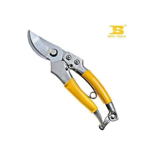 BOSI Fresh Pruner 8"/200mm Auto Lock Bypass Pruner Shear W Curved Blade