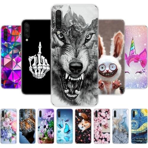 Cover For Xiaomi MI A3 silicon Case Full Protection Soft tpu Back Cover Phone Cases For Xiomi MI A3 bumper Coque flower rose