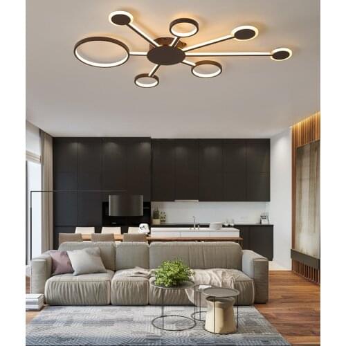 European ceiling lamp living room lamp modern light luxury high-end bedroom lamp home led spaceship design pendant lamp CL51813