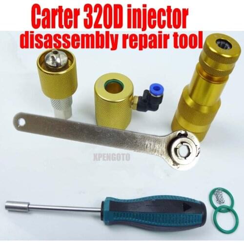 Injector disassembly repair tool for Carter 320D injector,Injector valve assembly solenoid valve stroke measurement