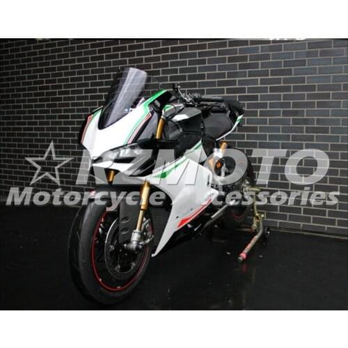 New ABS Plastic Shell Motorcycle Fairing kit Fit For Ducati 959 1299 Panigale 2015 2016 2017 2018 Custom White