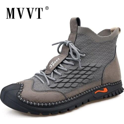 Fashion Men Sneakers Breathable Casual Leather Shoes Comfortable Quality Split Leather Men Walking Shoes Flats Hot Sale Footwear