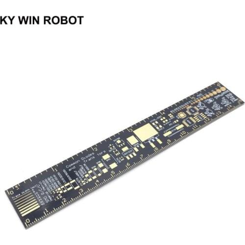 PCB Ruler For Electronic Engineers For Geeks Makers For Arduino Fans PCB Reference Ruler PCB Packaging Units v2 - 6
