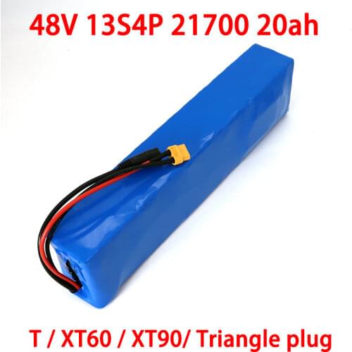 48V 20AH Lithium battery 21700 13S4P High Power 500W Scooter batteries 54.2v 20000mAh Tricycle Electric Bike Battery