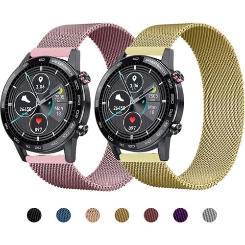 Magnetic Loop Strap For Honor Magic/Magic 2 46MM/42MM Smart Bracelet Metal Wristband For Huawei Honor Gs Pro/ES GT 2 Pro Correa