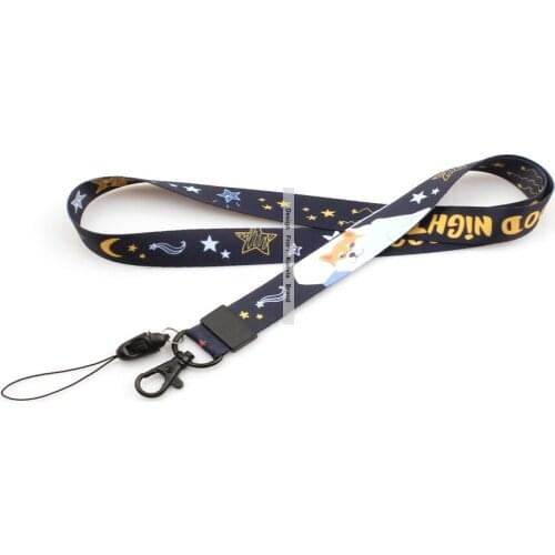 Cheap Promotional Gifts Custom Logo Printed Student Event Polyester Lanyards 20MM width Business Logo Text Print Neck strap