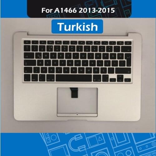 Laptop A1466 Top Case Turkey Layout for Macbook Air 13" A1466 Topcase with Turkish Keyboard Replacement 2013-2015 (2017)