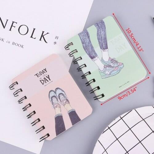 Shoe Mini Daily Office Supplies Planner Spiral Notebook Diary Notepad Memo Pad