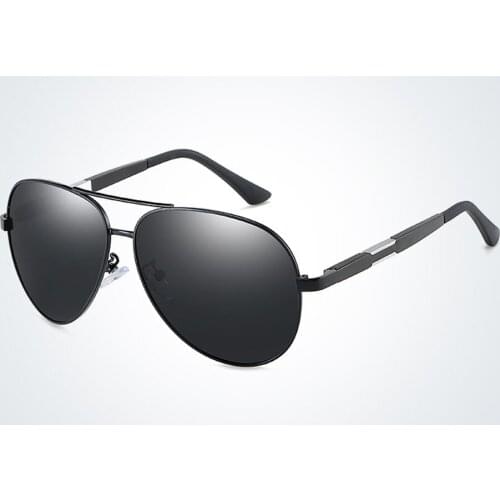 Al-mg Alloy Frame Men Women Polarized Sun Glasses Polarized Mirror Minus Myopia Sunglasses Custom Made Lens -1 to -6