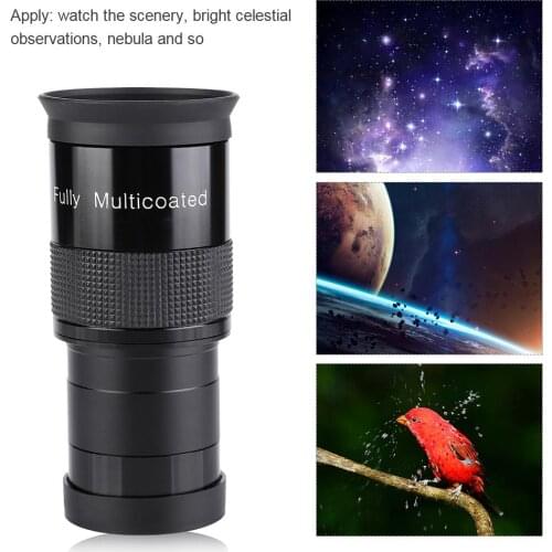 2 inch F20mm UW80 80-Degree Ultra Wide Angle Eyepiece for Astronomical Telescope M49 thread for camera