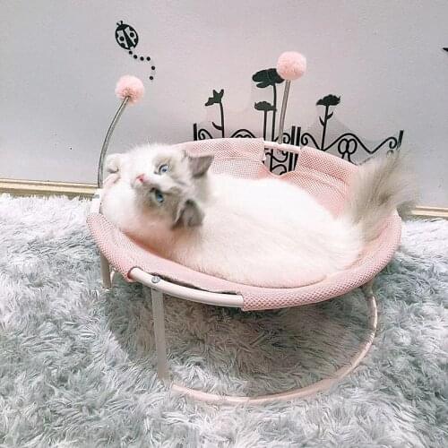 Cat Litter Cat Bed Ice Pad Warmth Thin Cat Hammock Breathable Mesh Summer and Winter Removable and Washable Pet Bed