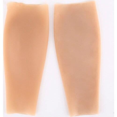 Full Silicone Shins Padded Enhancer Body Shaper Cover The Scar 510g/pair Leg Shapewear Women 2019 Hot