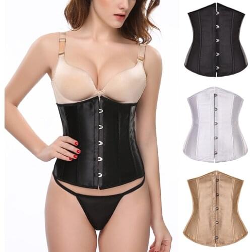 New Sexy Gothic Underbust Corset and Waist Cincher Bustiers Top Workout Shape Body Belt Plus Size Lingerie S-3XL Goth Clothes