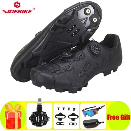 Sapatilha Ciclismo SIDEBIKE Cycling Shoes Mtb Sneakers Women Mountain Bike Shoes Original Bicycle Shoes Athletic Racing