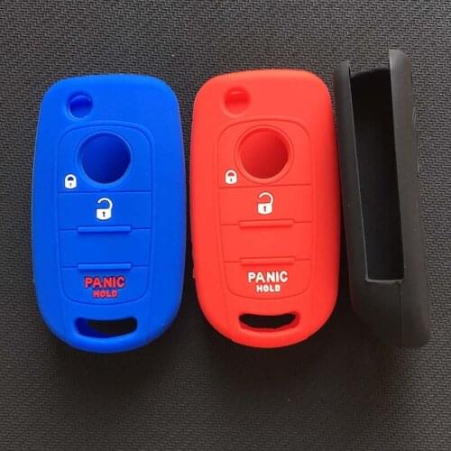 Silicone key FOB Shell Cover Case Protect skin sleeve set for FIAT 500X nuovoTIPO Toro grazie 3button Flip keyless accessories
