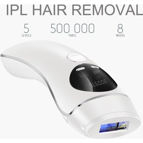 IPL Permanent Hair Removal System for Women&Men, 500,000 Flashes Professional Painless Laser Hair Remover Device for Home Use