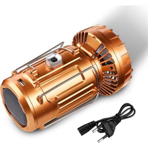 Solar Electric Fan Light Camping Lights