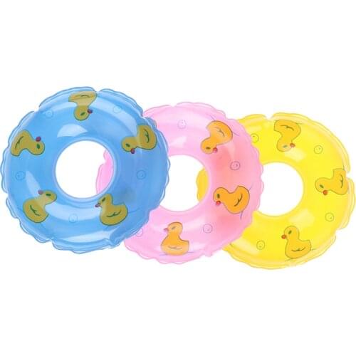 1 Pcs Doll Swimming Lifebelt Ring For Doll Accessories DIY Doll house Toy Baby Gift Summer Beach Bathing