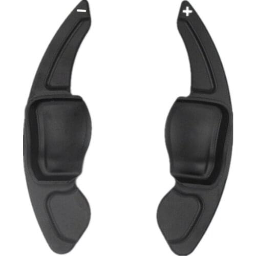 2PCS Car Steering Wheel Paddle Extend DSG Direct Shift Gear Paddle Extension For VW Tiguan Golf 6 MK5 MK6 Jetta GTI R20 R36