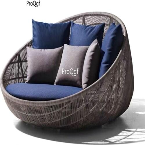 Prodgf 1 Set Diameter 130cm Rattan Outdoor Minshuku Bed