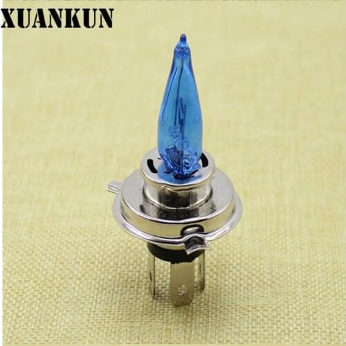XUANKUN Motorcycle Headlight Bulb H4 Three 12V35W Light Bulb