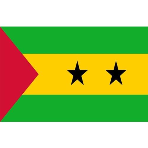Yehoy hanging 90*150cm Sao Tome and Principe Flag For Decoration