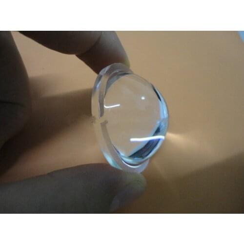 40 Mm Diameter Smooth Acrylic Plano Convex Lens DIY Focusing Optical Lens High Power LED Convex Lens
