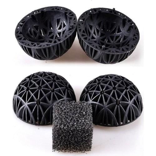 100Pcs/lot Portable Aquarium Bio Balls Filter Media Wet Dry Koi Fish Tank Pond Reefs For Air Pump Canister Clean 16mm Wholesale