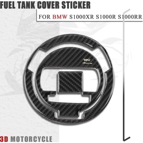JDSOON 3D Carbon Fiber Tank Gas Cap Pad Filler Cover Sticker Decals for BMW HP2 SPORT 10-11/S1000R F650GS S1000RR